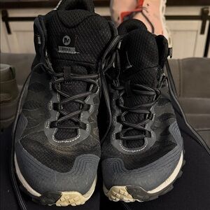 Merrell Black and Gray Athletic Shoes